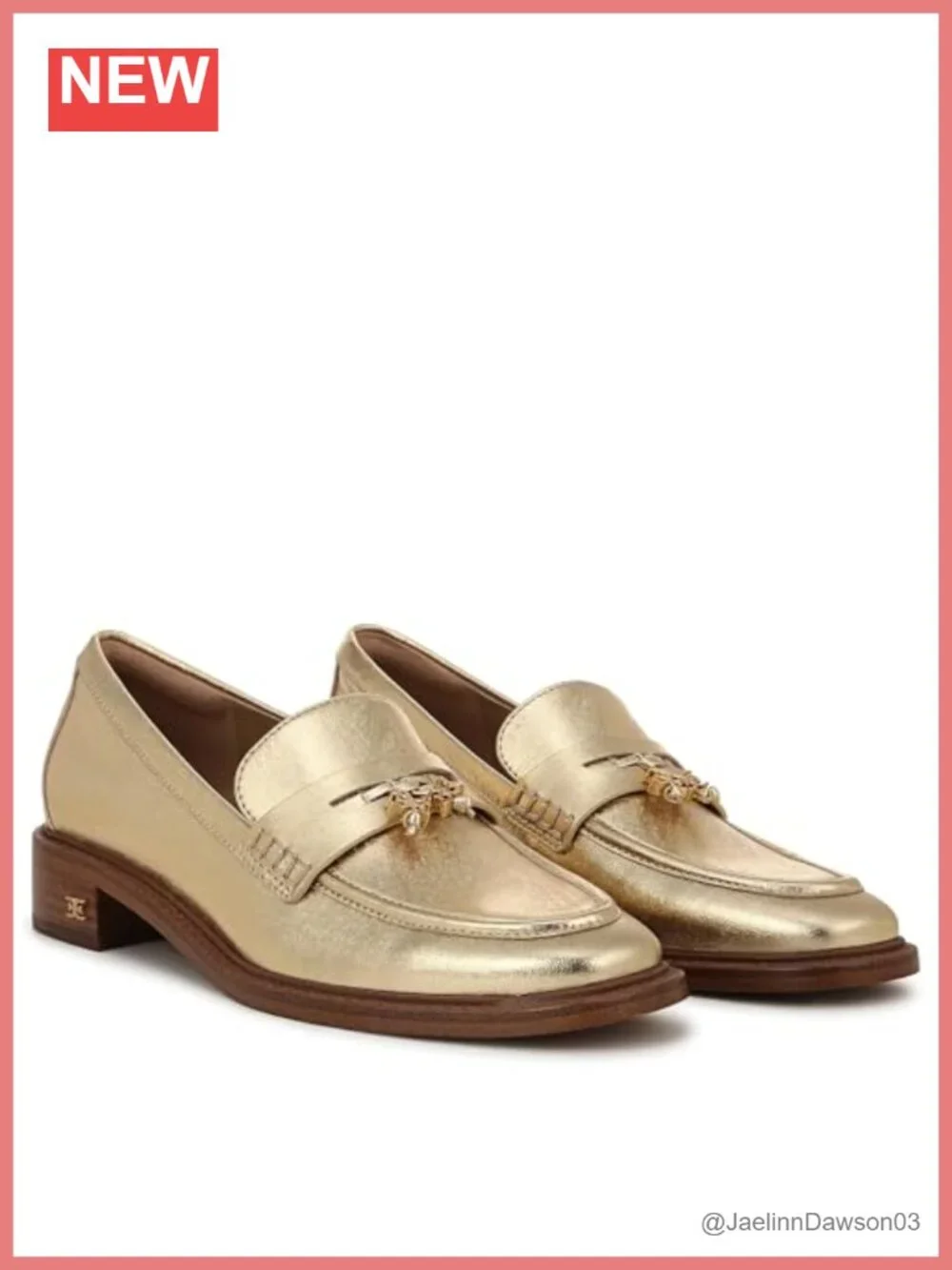 Sam Edelman Denise Suede Loafers Tassel Block Heel Slip-On Women's Shoes